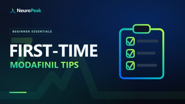 Modafinil — First-Time Tips