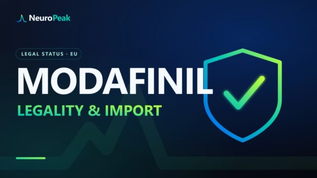 Modafinil — Legal Status & Import