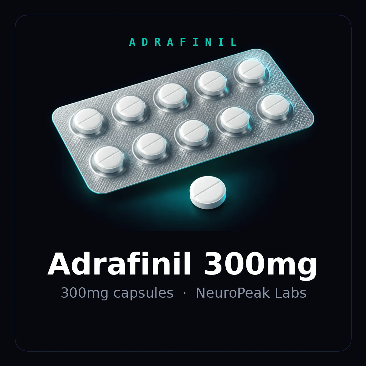 Adrafinil 300mg — modafinil by NeuroPeak Labs | NeuroPeak