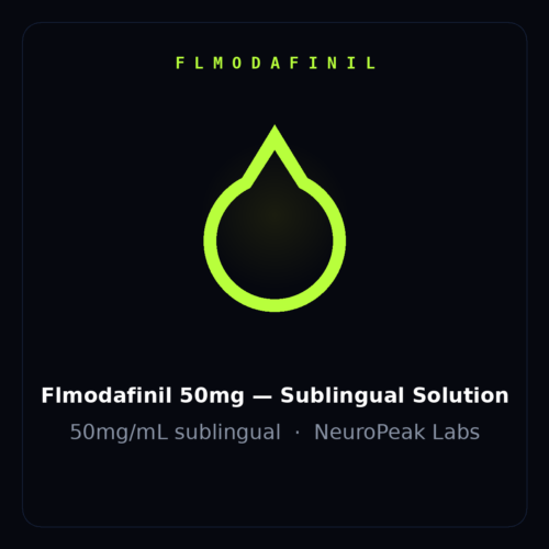 Flmodafinil 50mg — Sublingual Solution