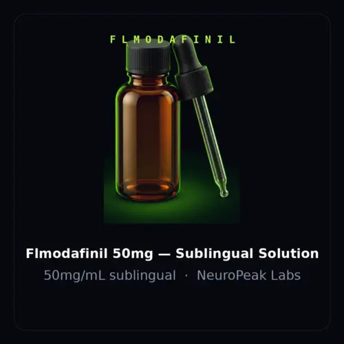 Flmodafinil 50mg — Sublingual Solution